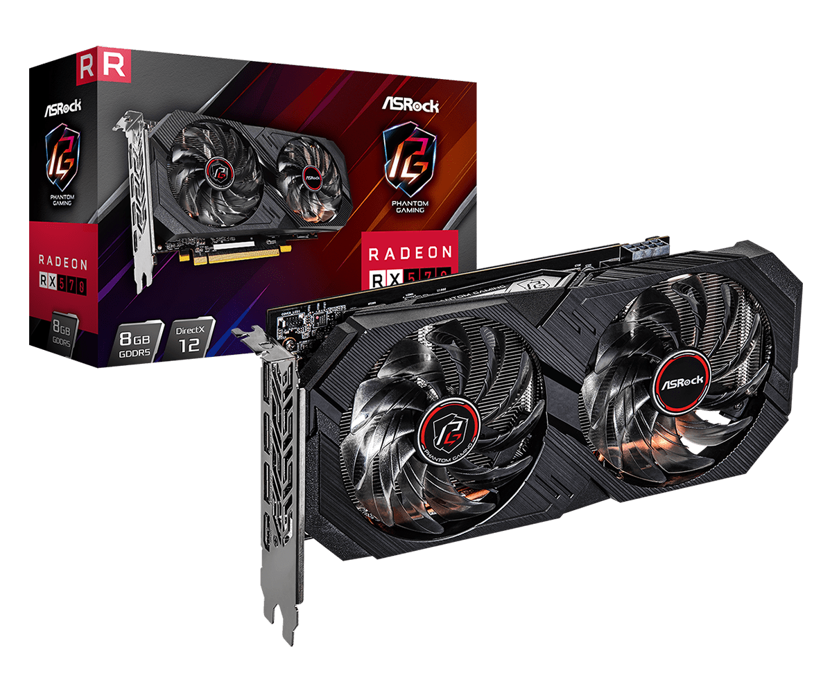 ASRock | AMD Radeon™ RX 570 Phantom Gaming Elite 8G